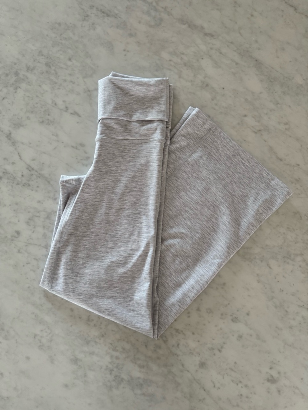 tala light gray fold over flare leggings - Picture 6 of 9